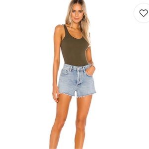 AGOLDE Parker Vintage Cut Off Short in Riptide